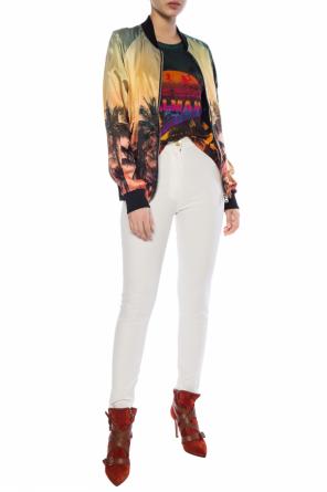 T-shirt z nadrukiem z logo, zdjęcie 2 T-shirt z nadrukiem z logo od Balmain